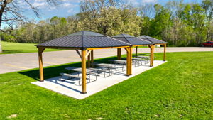 Covered picnic area