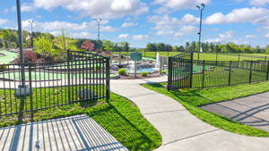 Entrance to the minature golf