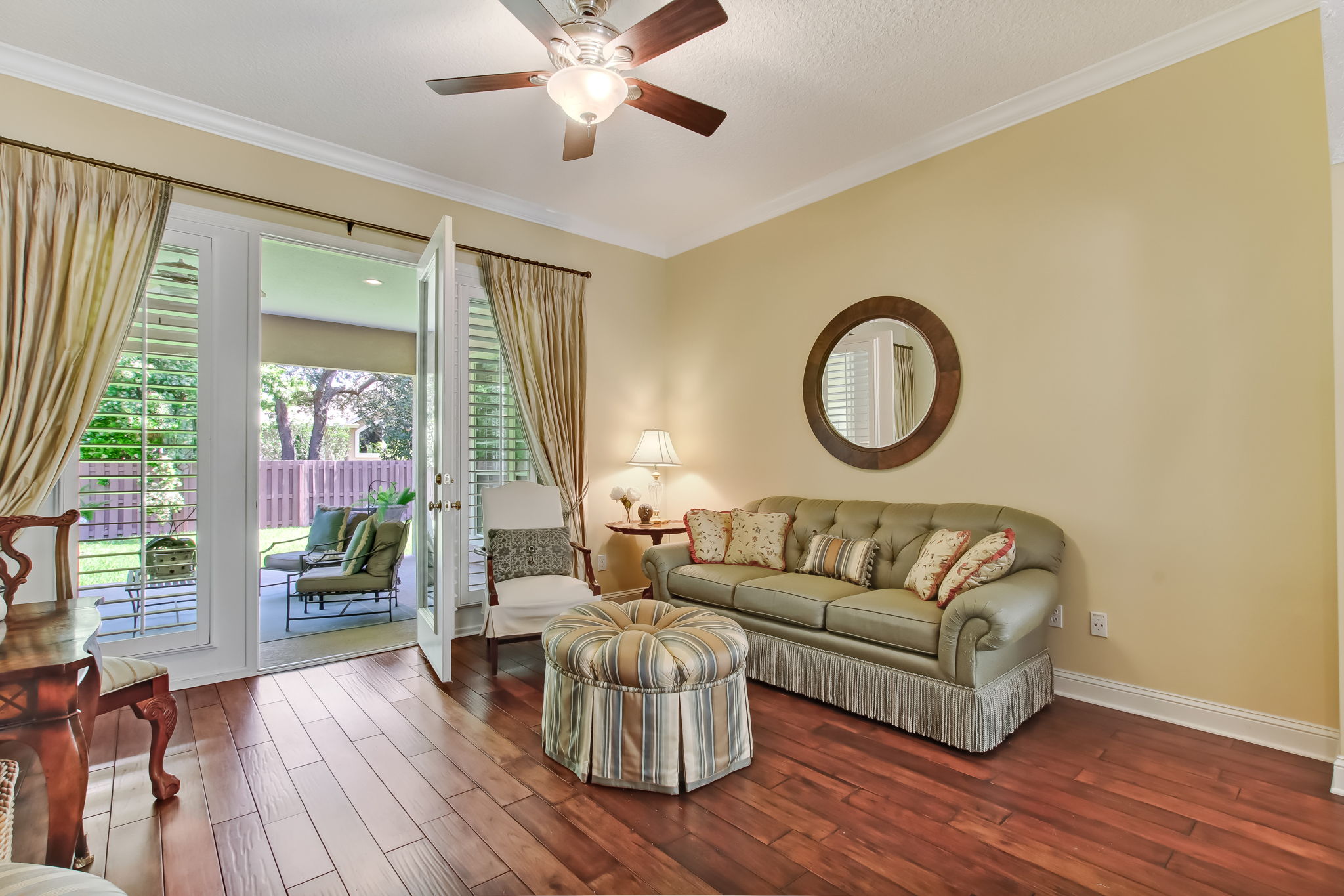 Living Room Opens to Lanai