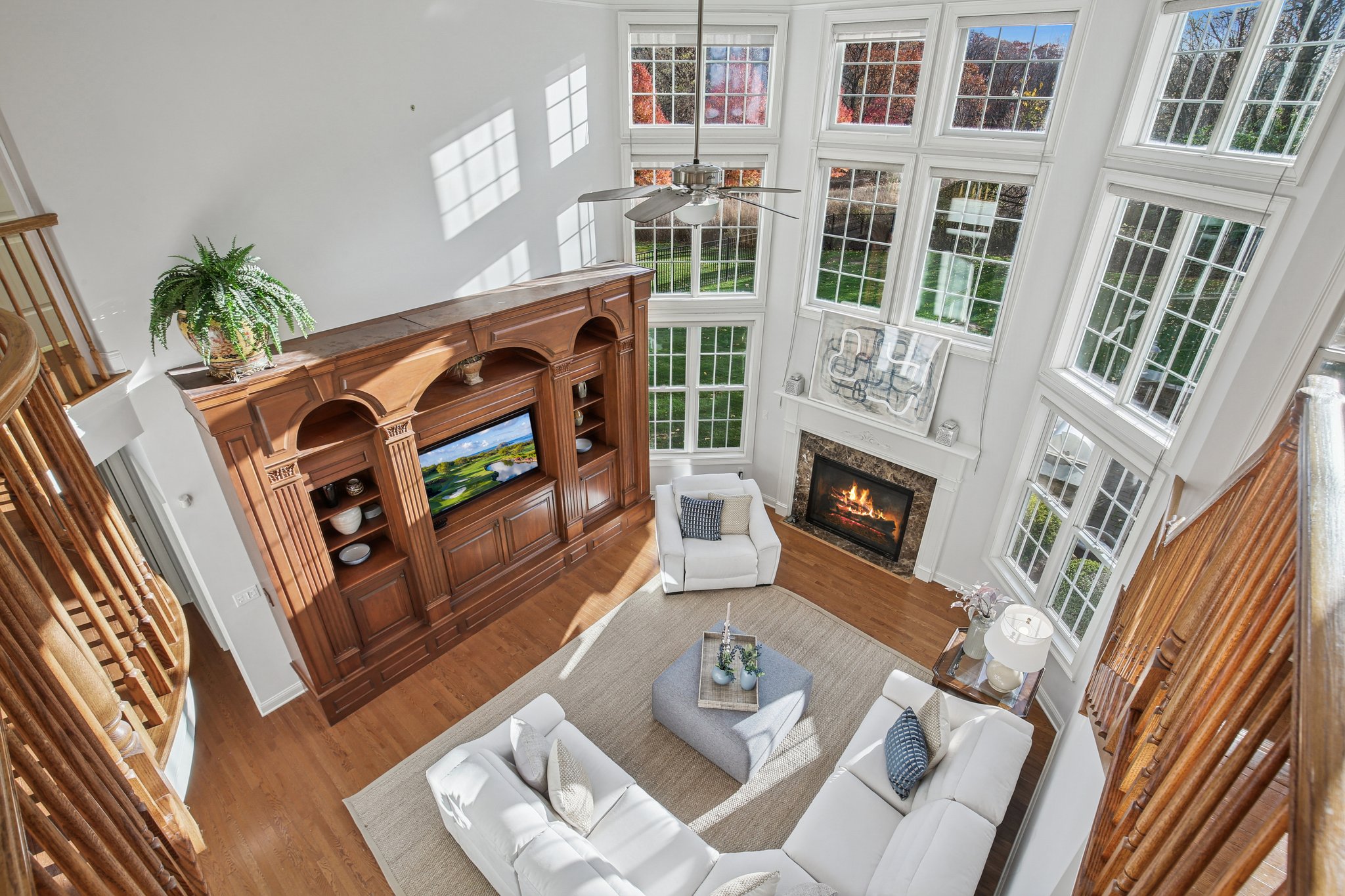 View from 2nd floor balcony