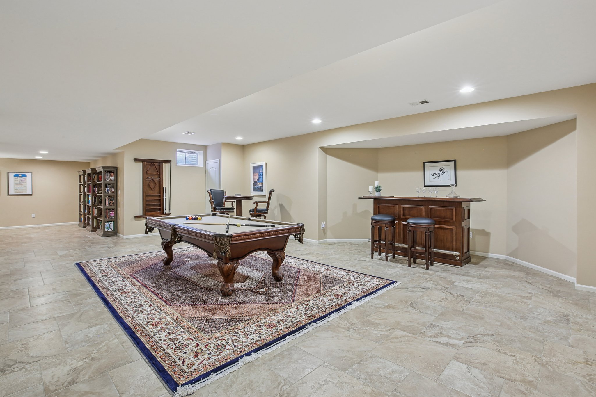 Recreation Room in basement