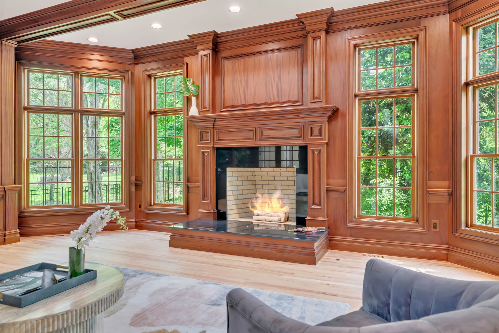 6Z-A Fireside Retreat Wrapped in Mahogany