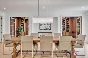 5B-Dining Framed by Mahogany Elegance