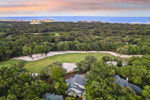 Twilight Aerial View
