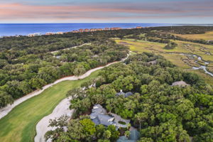 Twilight Aerial View