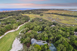 Twilight Aerial View