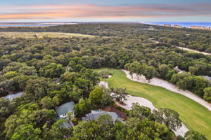 Twilight Aerial View