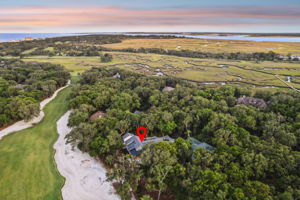 Twilight Aerial View