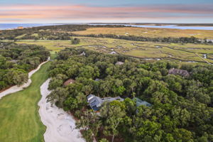 Twilight Aerial View