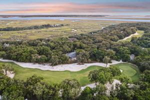 Twilight Aerial View