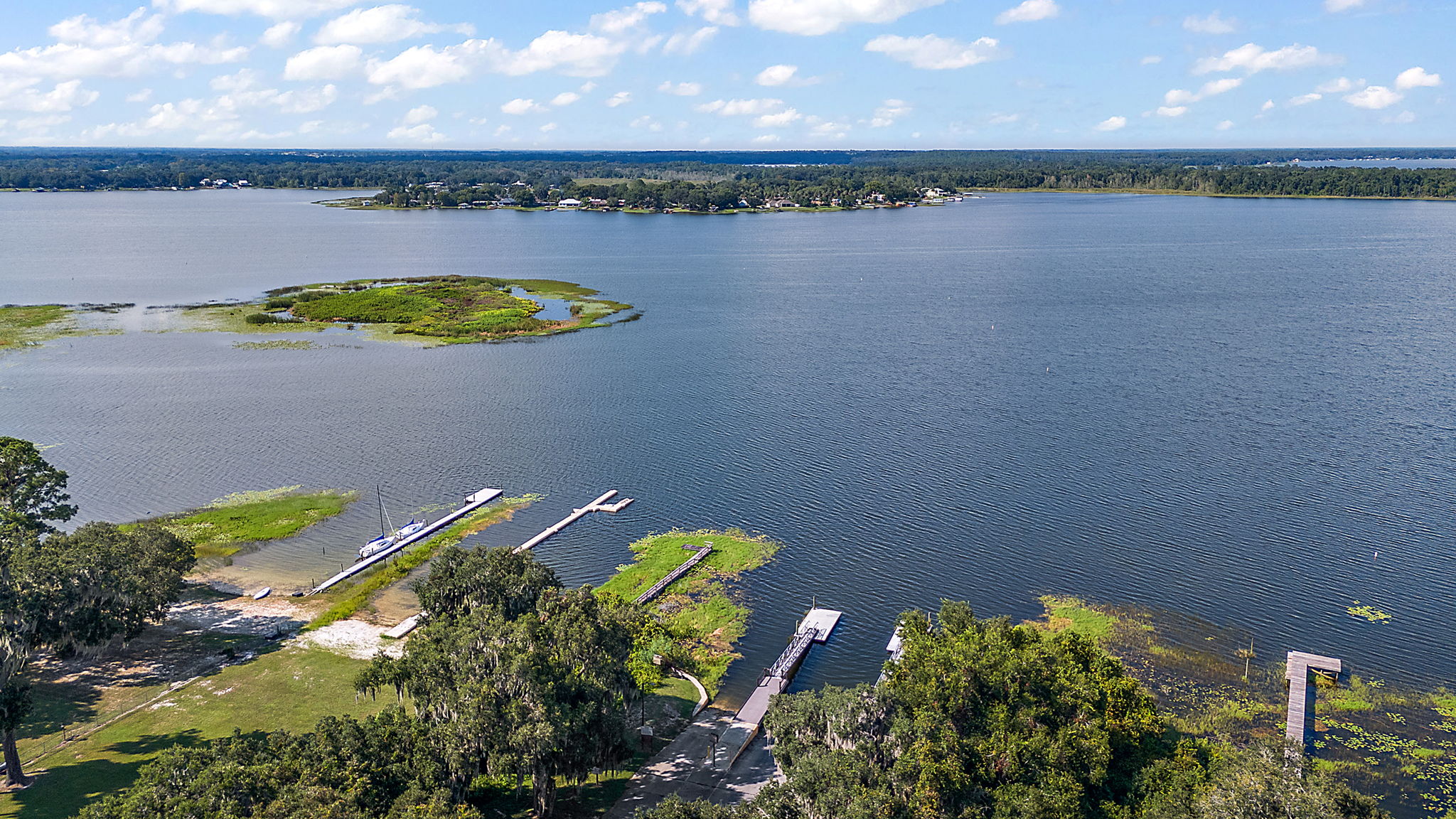 Hope Boat Ramp - public access to Lake Weir, Marion County’s largest lake