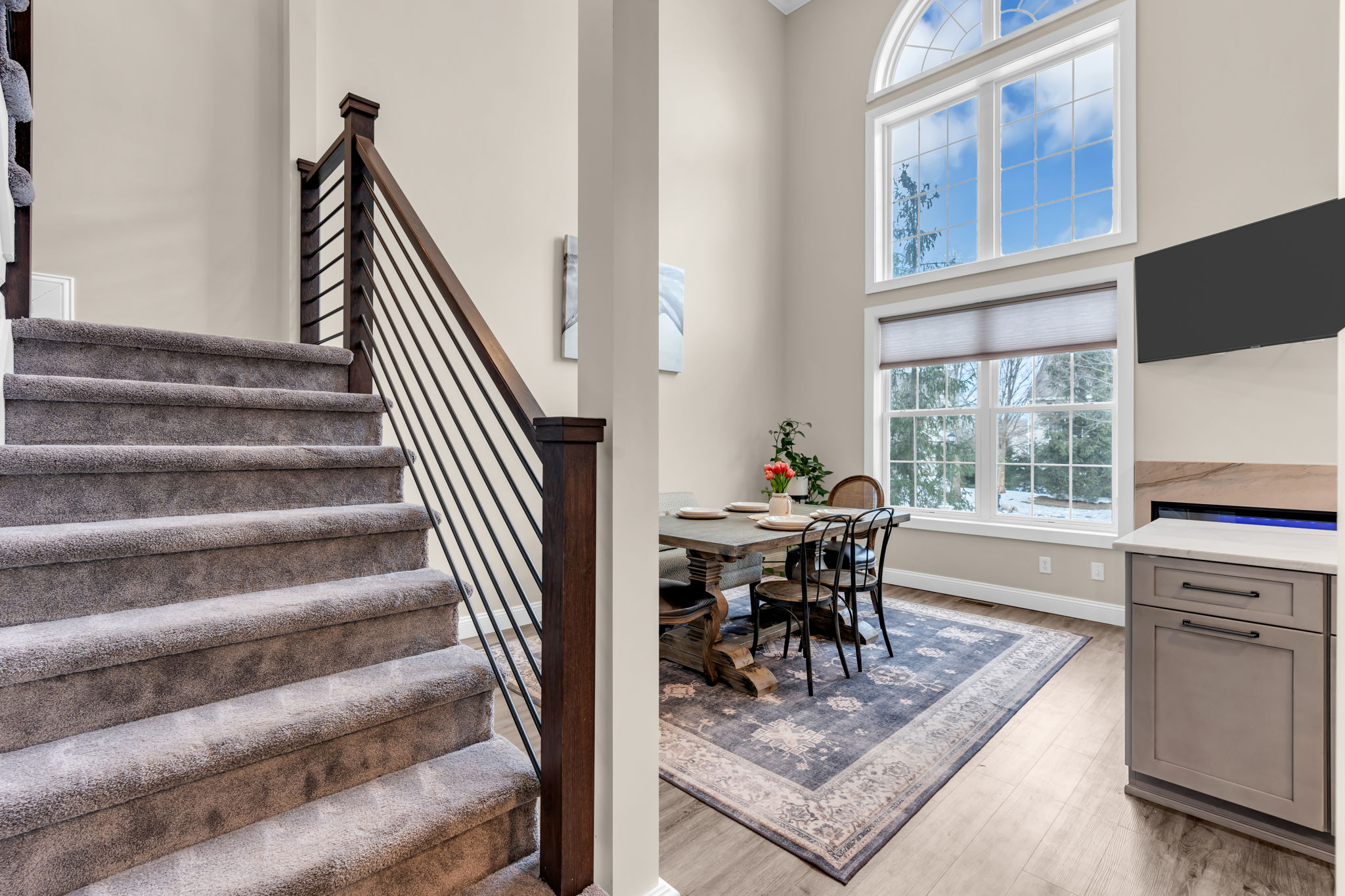 Two Story Family Room