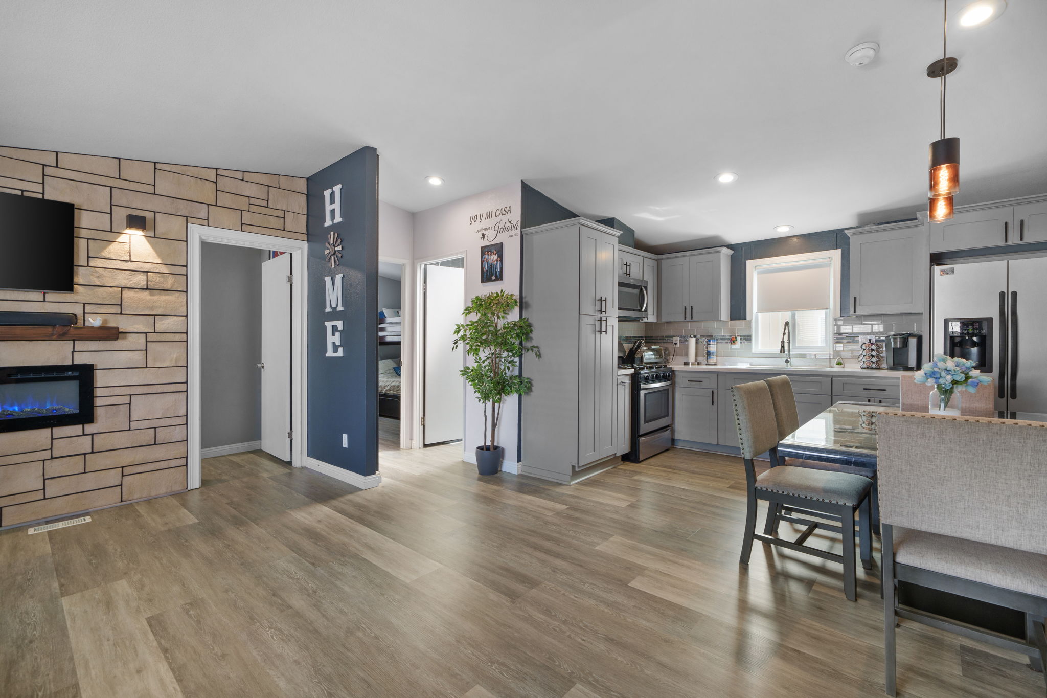 Newly remodeled kitchen