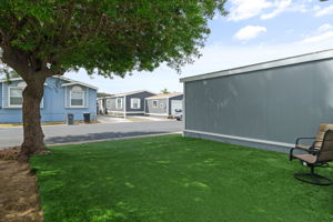 Grass area with shade