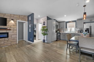 Newly remodeled kitchen