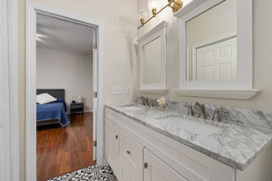 Marble Countertops and double sink