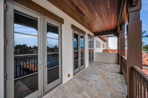 Upper Level Primary Bedroom Balcony3