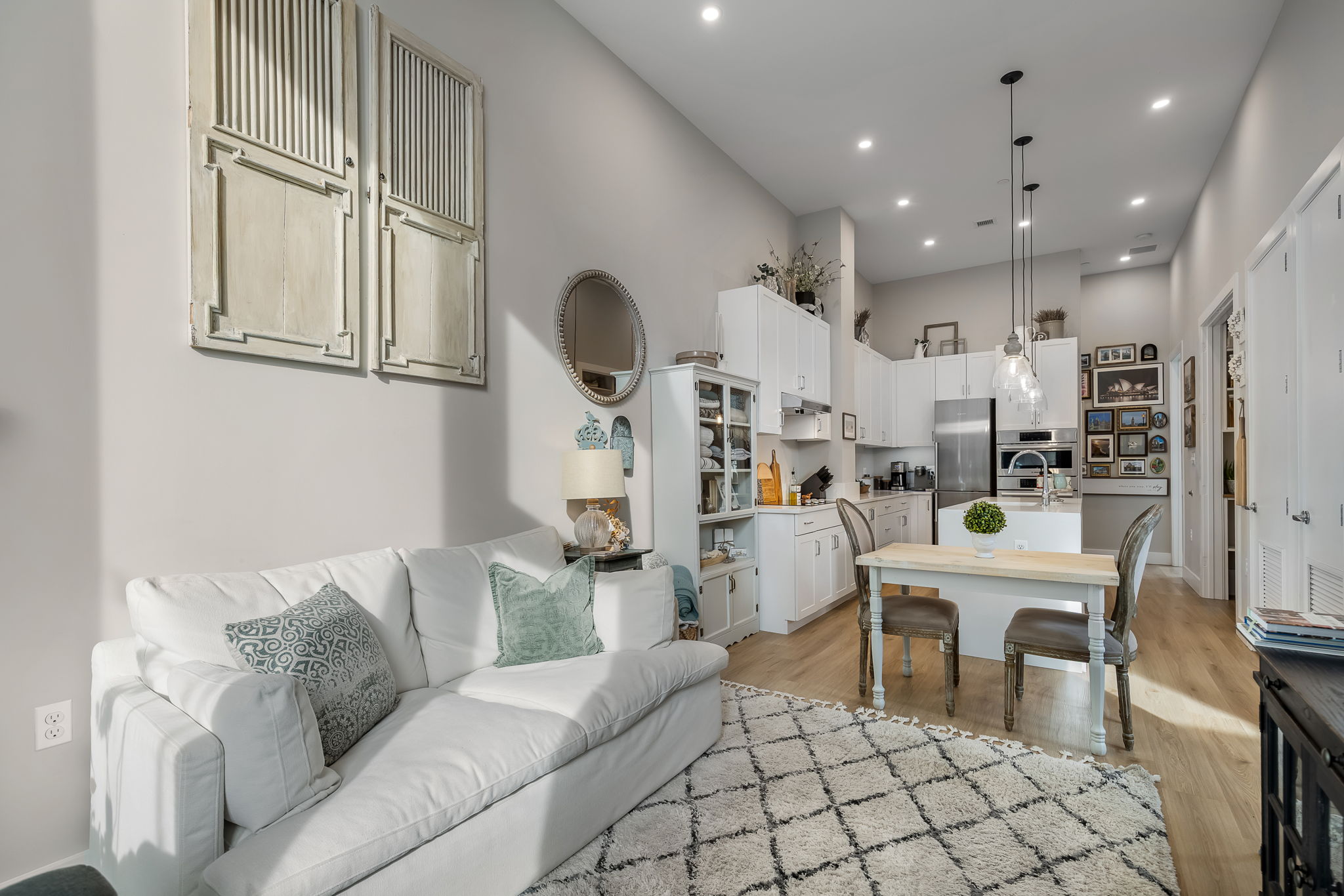 Gorgeous 7" plank flooring throughout.