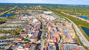 Aerial Coconut Point Shopping