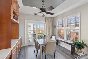 Breakfast Room with Juliette Balcony