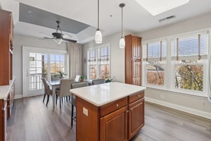 Renovated Eat-in Kitchen With Center Island