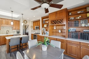 Breakfast Room with Custom Built-in Storage