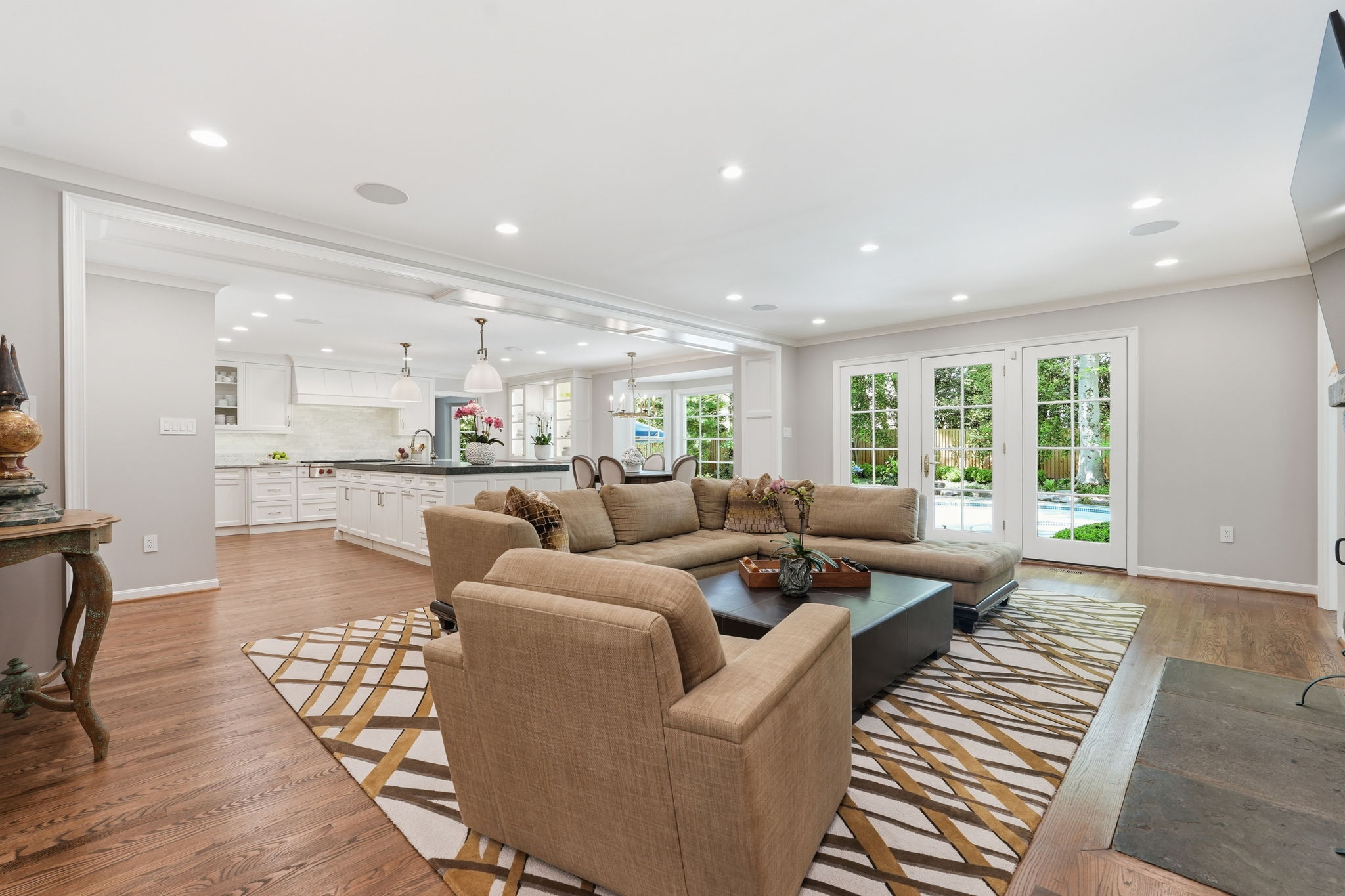 Family Room with access to Rear Yard