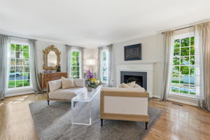 Formal Living Room with Fireplace