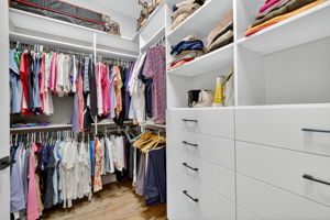 Primary Bedroom Custom Walk-In Closet