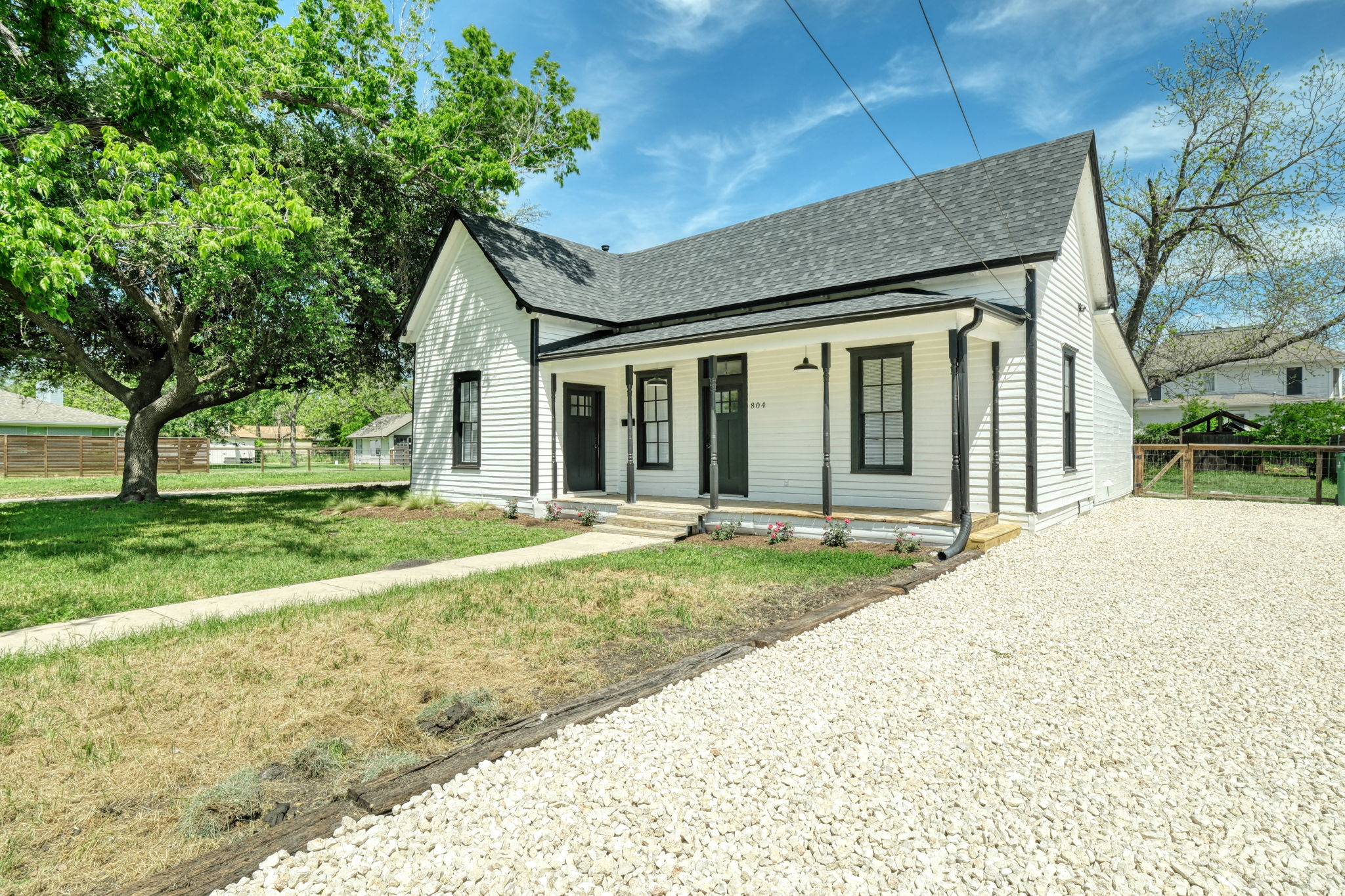 Front and Side of Home