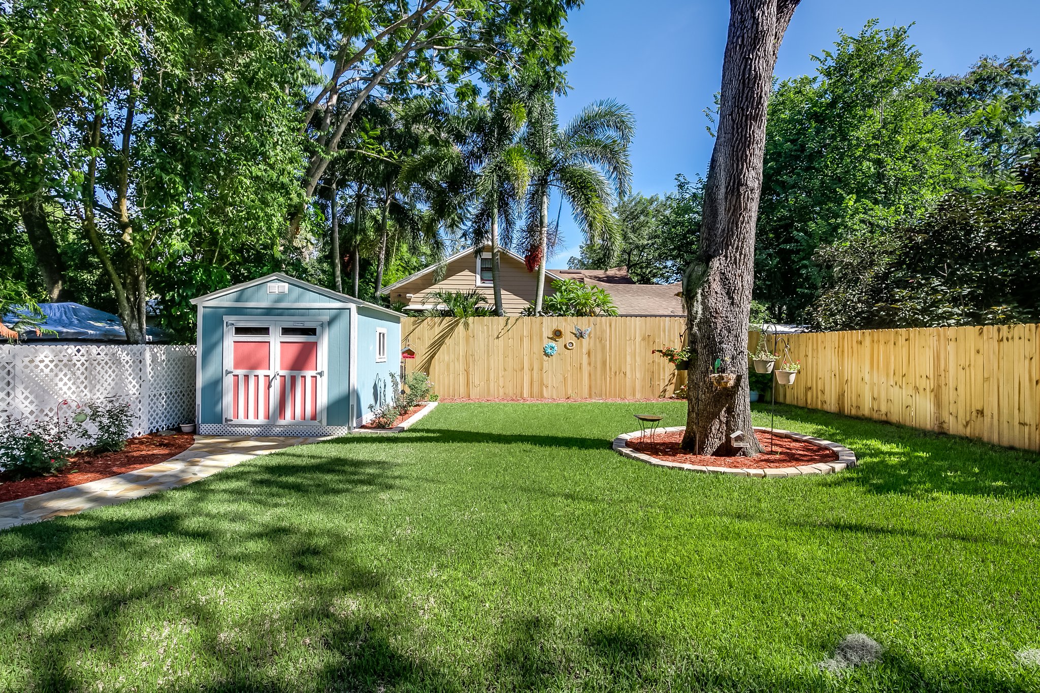 New Custom Shed in Backyard