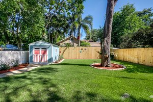 New Custom Shed in Backyard