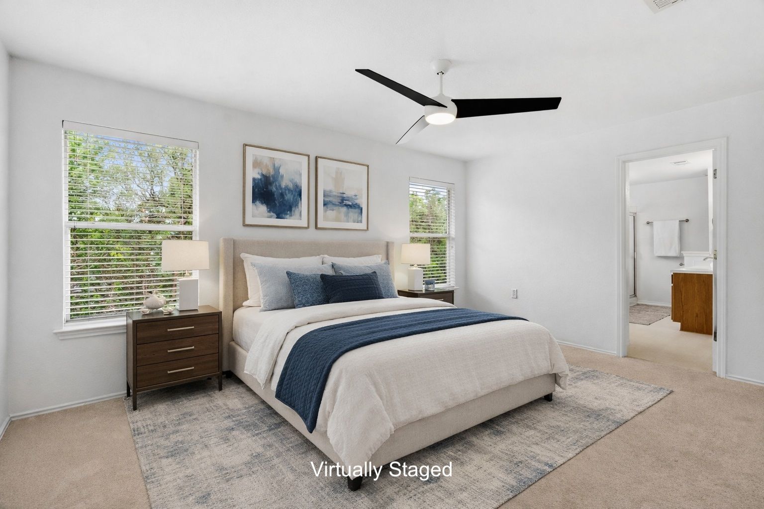 Primary Bedroom - Virtually Staged