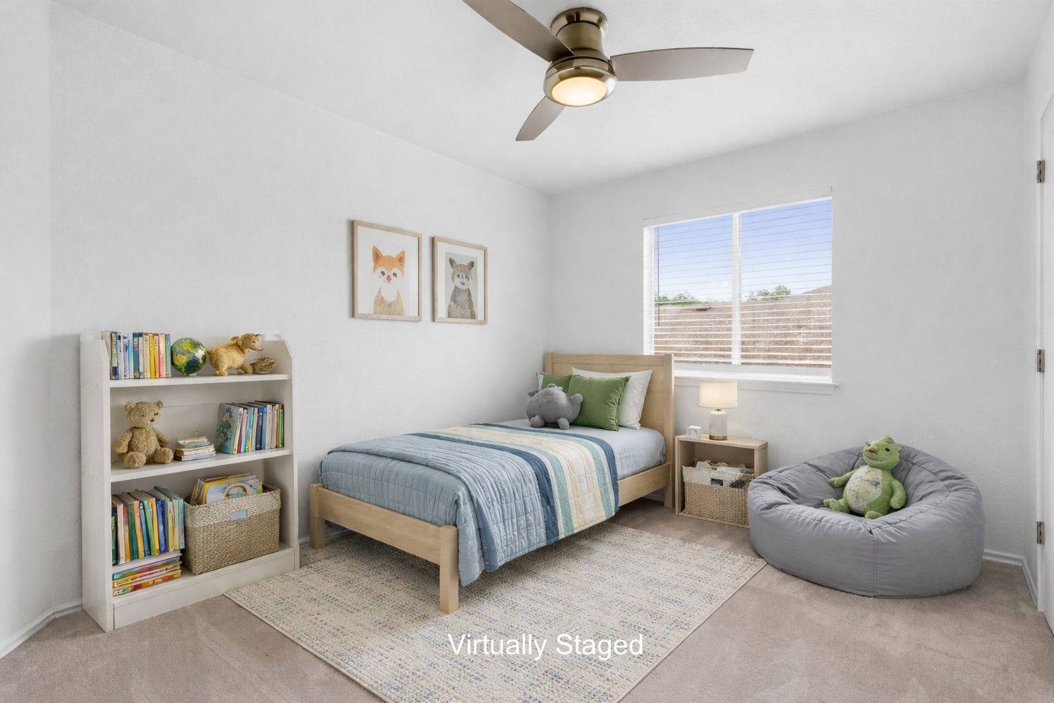 Bedroom 3 - Virtually Staged