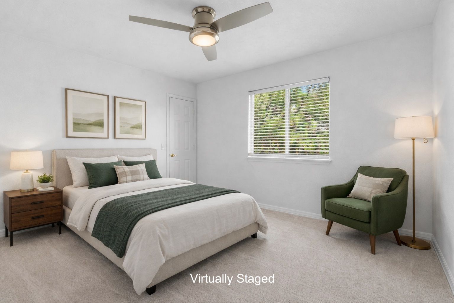 Bedroom 2 - Virtually Staged