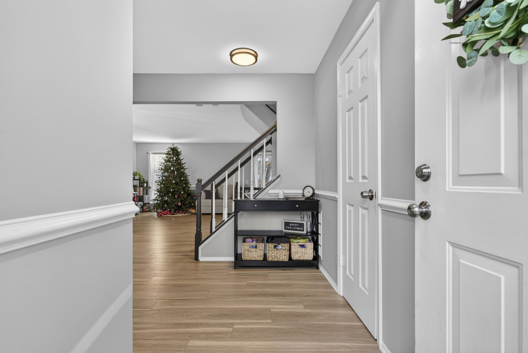 Main floor and stairs