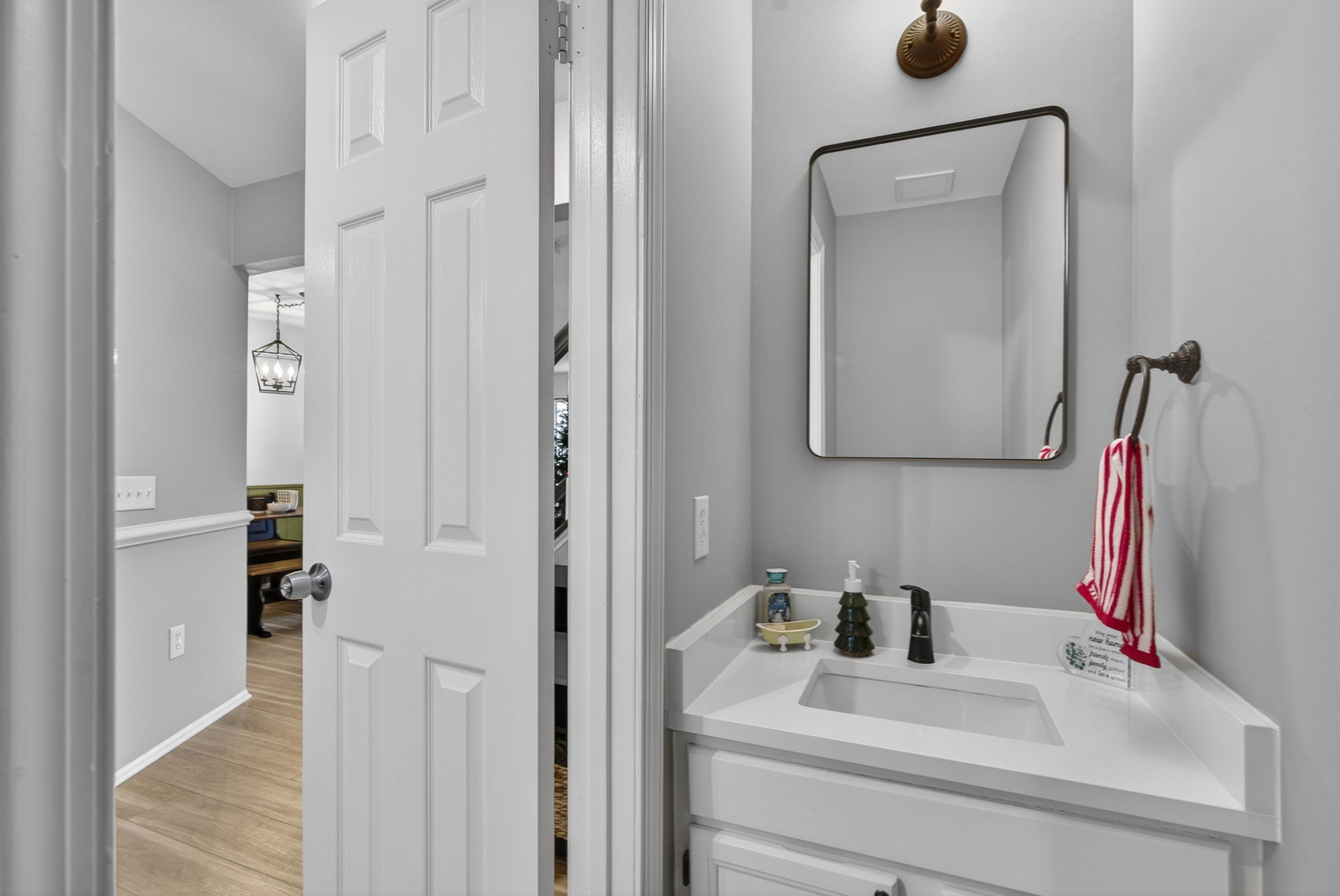 Main floor powder room