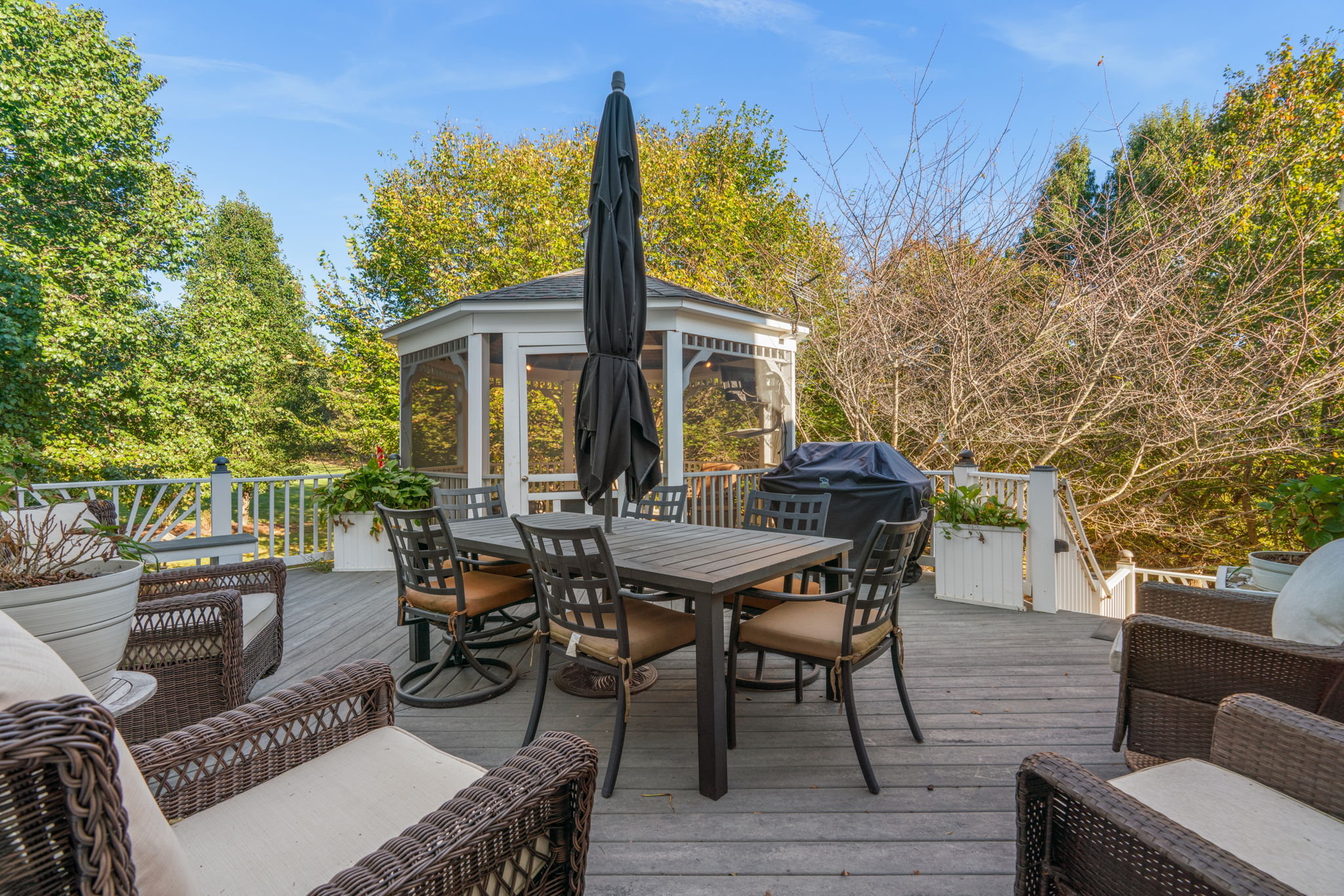 Rear Deck and Gazebo