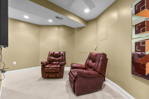 Lower Level Media Room/Flex Space