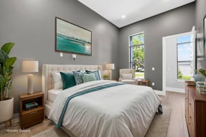 Bedroom 2 - Virtually staged