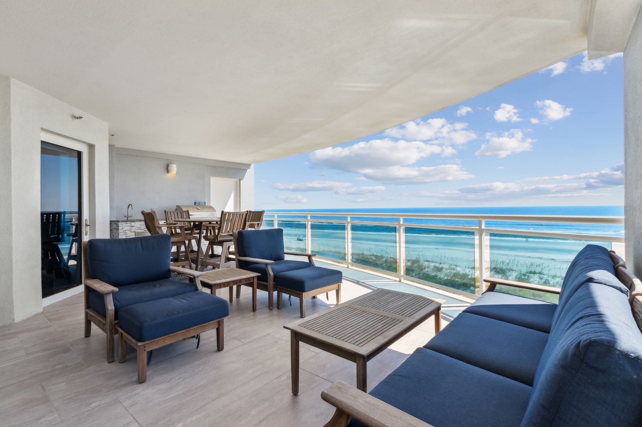 Large Covered Balcony