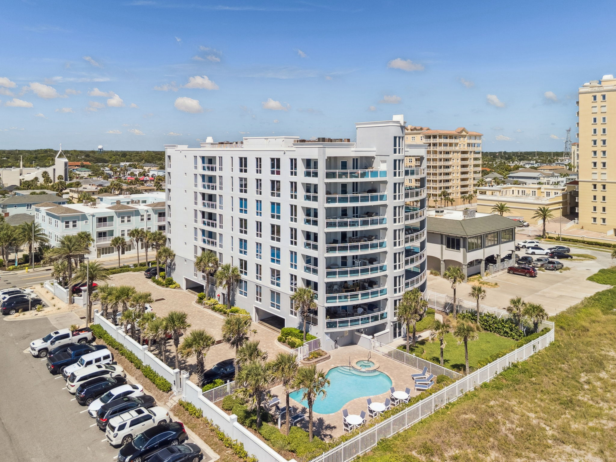 Aerial View of Building