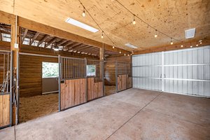 Run-in shed