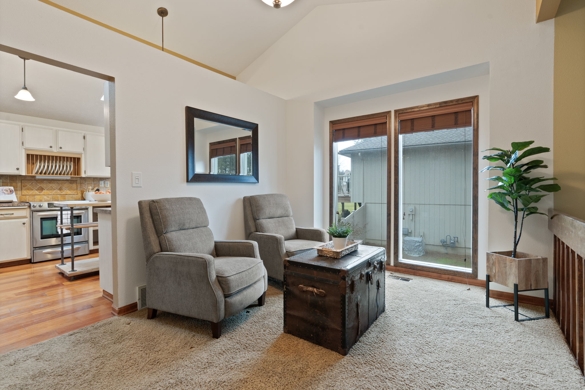 Bonus space with floor to ceiling window