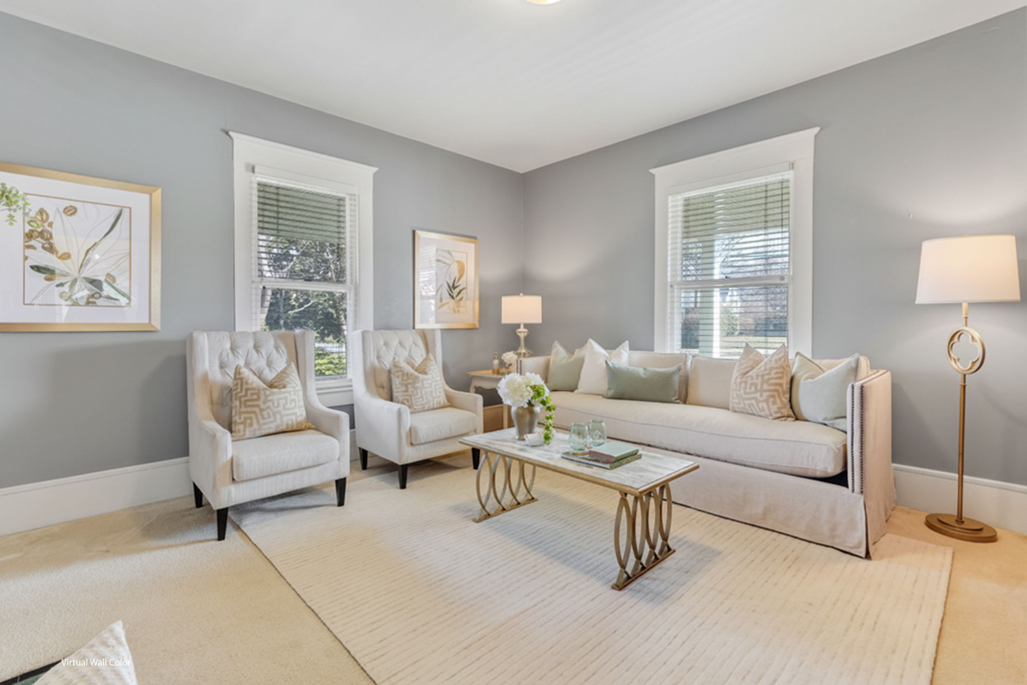 Living Room Virtual Wall Color