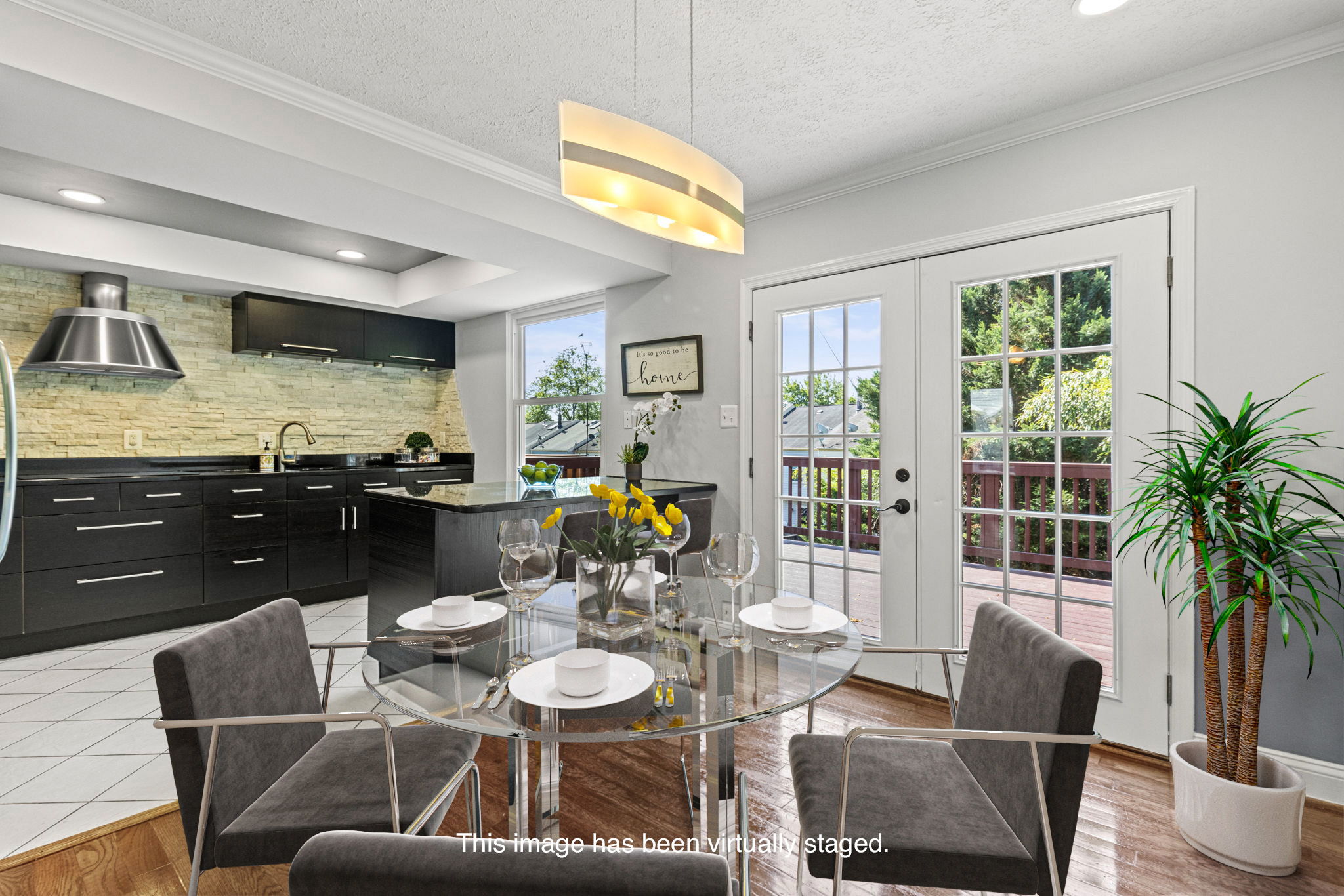 Breakfast Room with deck access