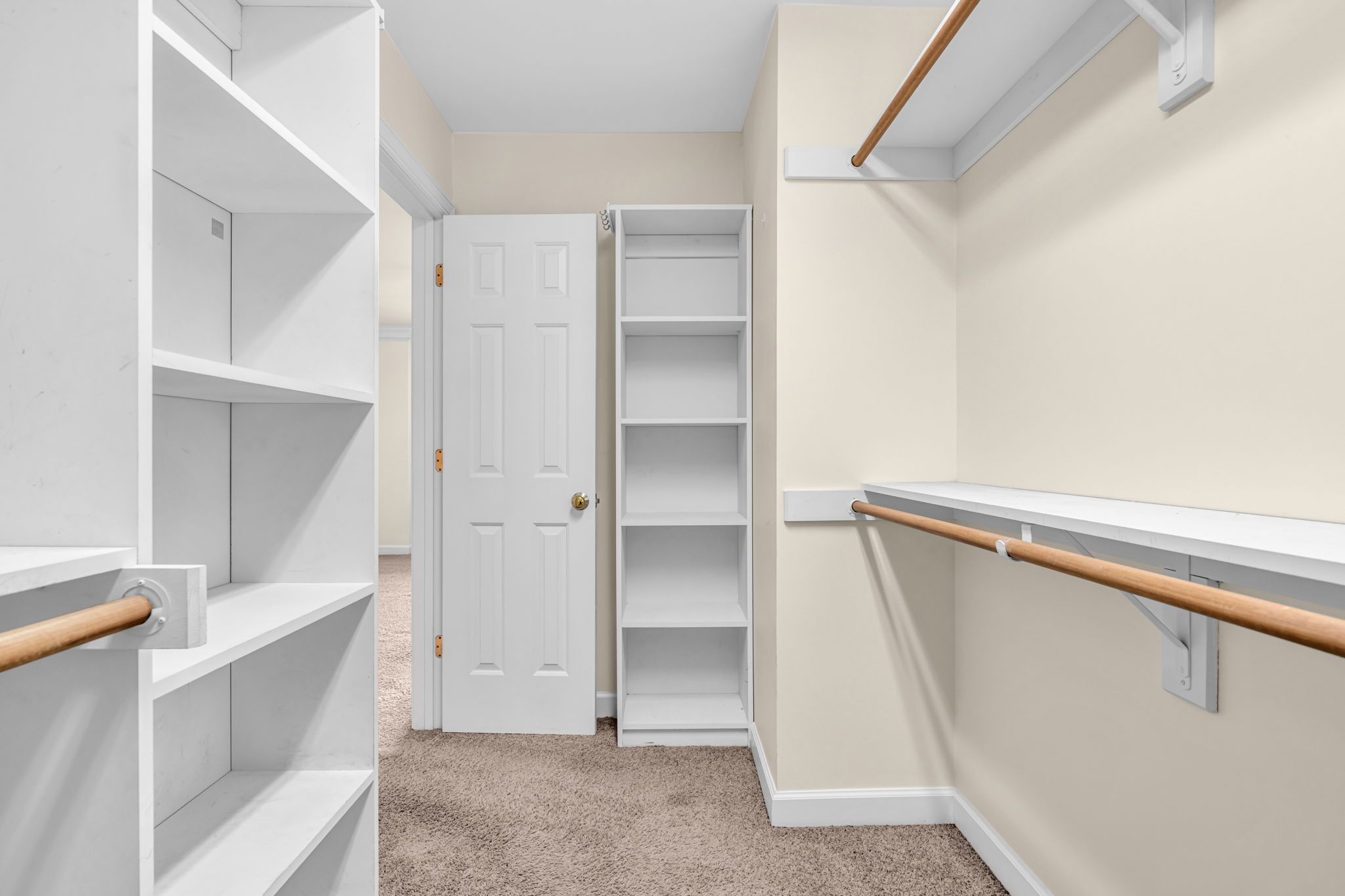 Primary Closet with Built-ins