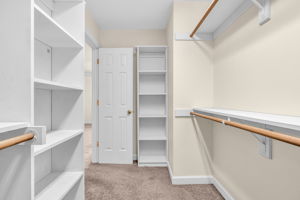 Primary Closet with Built-ins