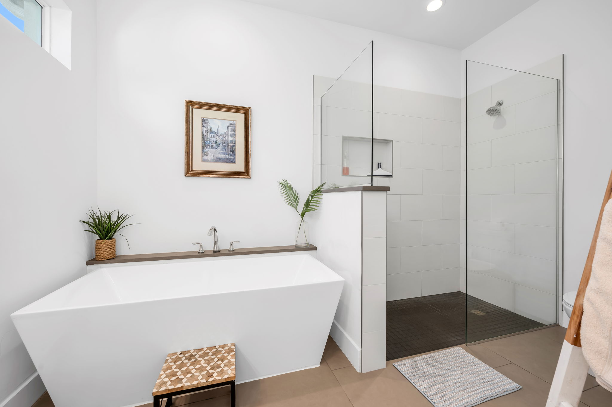 Master Tub and Shower