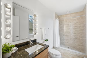 Ensuite Bathroom w/ Newly Renovated Shower